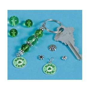  Irish Good Luck Beaded Keychain Kit: Arts, Crafts & Sewing