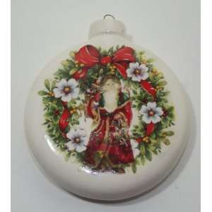  Vintage Porcelain Christmas Ornament 