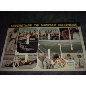  Superstars of Nascar 1984 Calendar Complete NASCAR Books