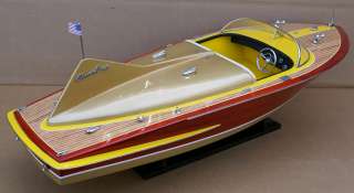 This Speedboat model is shipped to you fully assembled and ready for 