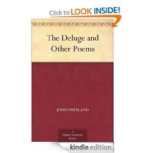 The Deluge and Other Poems John Presland  Kindle Store