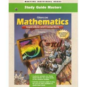  Study Guide Masters Glencoe Mathematics Applications And 