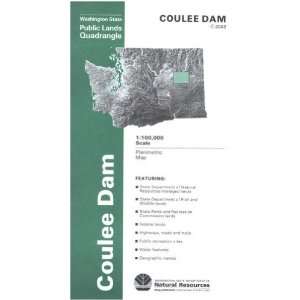  Map Coulee Dam   Surface Management WA DNR Books
