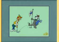 JETSONS Limited Ed. PUTT TO THE MUTT Serigraph Cel  