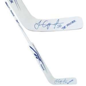 Jonas Gustavsson Autographed Stick   Autographed NHL 
