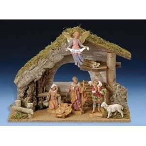  Fontanini 5 Nativity Scene Italian Stable #50491: Home 