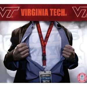  Virginia Tech Lanyard Key Chain & Ticket Holder   Red 