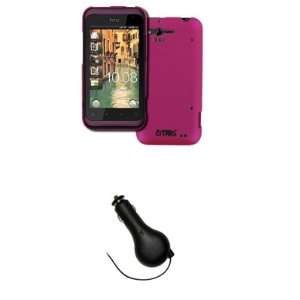  EMPIRE HTC Rhyme Rose Pink Stealth Rubberized Hard Case 