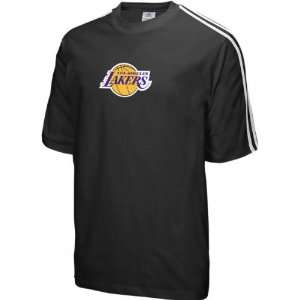    Los Angeles Lakers adidas 3 Stripe Crew Tee