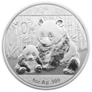 2012 China 10 Yuan Panda Silver 1 oz Coin Beautiful  