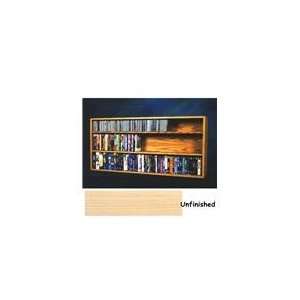  Solid Oak CD DVD VHS Mountable Cabinet   Holds 236 CDs AND 