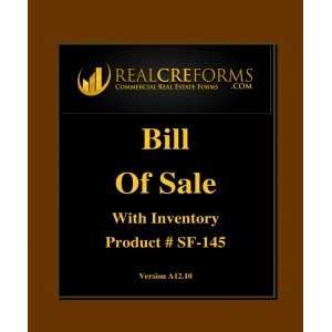  Bill Of Sale And Inventory List