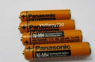 8Pack Original New Panasonic AAA Rechargeable battery 630mAh for HHR 