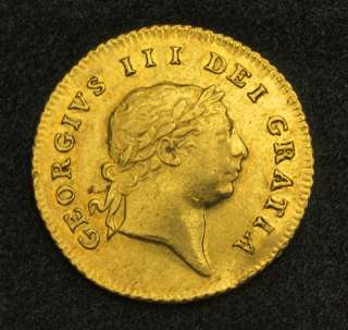 1810, Great Britain, George III. Beautiful Gold ½ Guinea Coin. R 