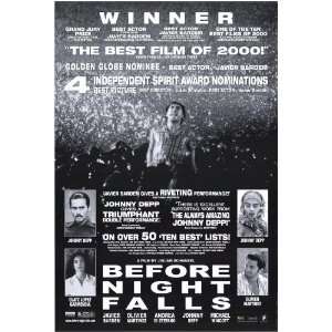  Before Night Falls (2000) 27 x 40 Movie Poster Style A 