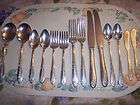 14 pc NATIONAL SILVER CO.A1 KNIFE FORKS SPOONS SOUP BUTTER DINNER 