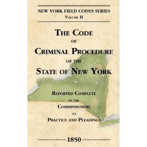  The Code of Criminal Procedure of the State of New York 
