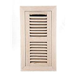   Flooring 4x12 inch Unfinished White Oak Wood Vent  Overstock