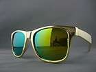 80s Gold Mirror Wayfarer Rock Movie Sunglasses 1130D