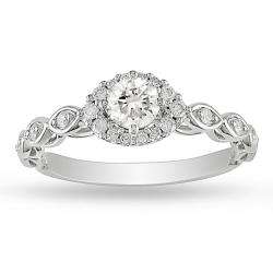   White Gold 1/2ct TDW Diamond Fashion Ring (G H, I2 I3)  