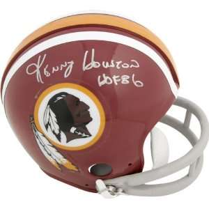 Ken Houston Washington Redskins Autographed Throwback Mini Helmet with 