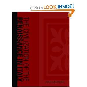   of the Renaissance in Italy (9781426402227) Jacob Burckhardt Books