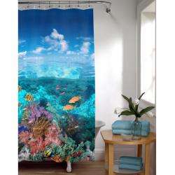 Under The Sea Photoreal Vinyl Shower Curtain  Overstock