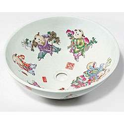 Baden Bath Asian styled Porcelain Vessel Sink  