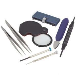  Watch Repair Kit 8 Piece with Storage Pouch: Electronics