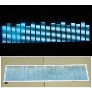Koolertron 45x11cm Sound music Activated Car Stickers with Equalizer 