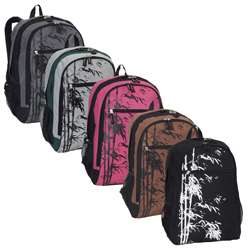 Everest 18 inch Bamboo Print Backpack  