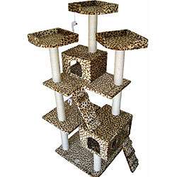 Condo House Scratcher 72 inch Cat Tree Furniture  