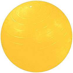 Cando Inflatable 59 inch Yellow Exercise Sensi Ball  