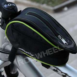 2011 Cycling Bike Bicycle Trame Pannier Front Tube Bag Green 
