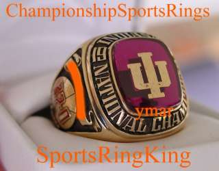 1976 INDIANA NCAA NATIONAL CHAMPIONSHIP PLAYER 10K RING  