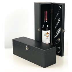Red Vanilla 5 piece Wine Tool Set with Black Box  Overstock