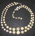 Vintage Simulated Pearl Necklace Made in Japan  