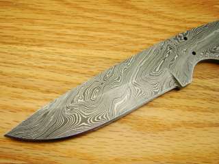 Custom Damascus Knife Bow Back Blank Knifemaking Handmade HRC 58(31 9 