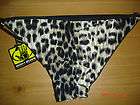 body glove brasilia bikini bottom black cheetah 