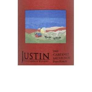   Justin Cabernet Sauvignon Paso Robles 750ml: Grocery & Gourmet Food