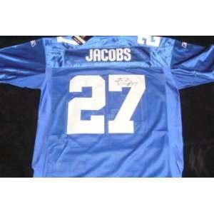   GIANTS BRANDON JACOBS SIGNED AUTHENTIC JERSEY JSA: Sports Collectibles
