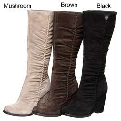 MIA Womens Gelato Wedge Boots  Overstock