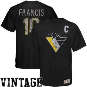  Old Time Hockey Pittsburgh Penguins #10 Ron Francis Black 