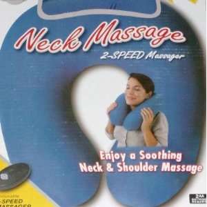  Guee Blue Neck Massager Vibrating Massage Micro Bead 