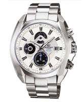 CASIO EF548D 7A EDIFICE MENS STAINLESS STEEL 100M WR CHRONOGRAPH DRESS 