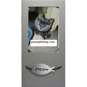  Meow   Cat Lover Mini Picture Frame 