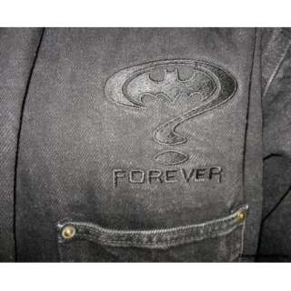 Carhartt Mens XL Coat Black Batman Forever Winter Crew Jacket  