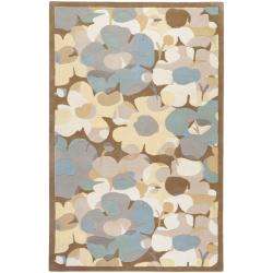 Hand tufted Candice Olson Divine Cocoa Wool Rug (9 x 13)   