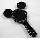 disney world parks mickey mouse black white pattern ceramic spoon