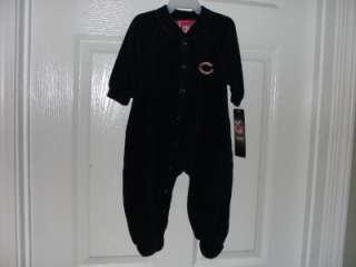 Chicago Bears Footed Pajamas 3/6 Months NFL Licensed  